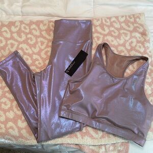 NWT 🌟 MONO B Tank  & Leggings 2 pc set sz L